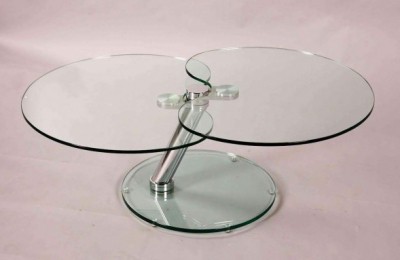 שולחן סלוני מזכוכית
