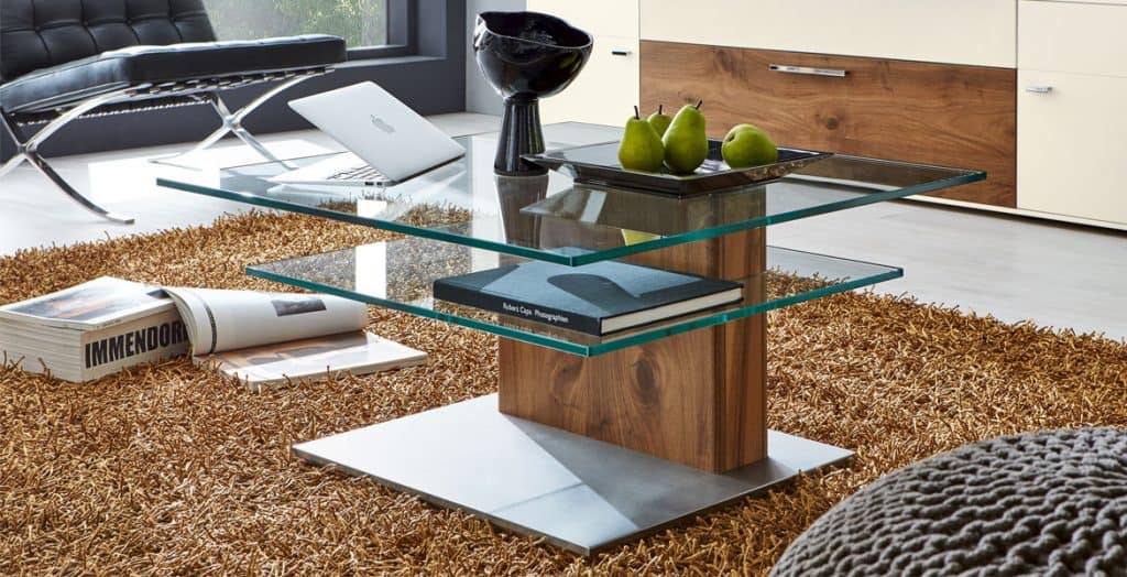 שולחן סלון זכוכית תוצרת גרמניה דגם CT403