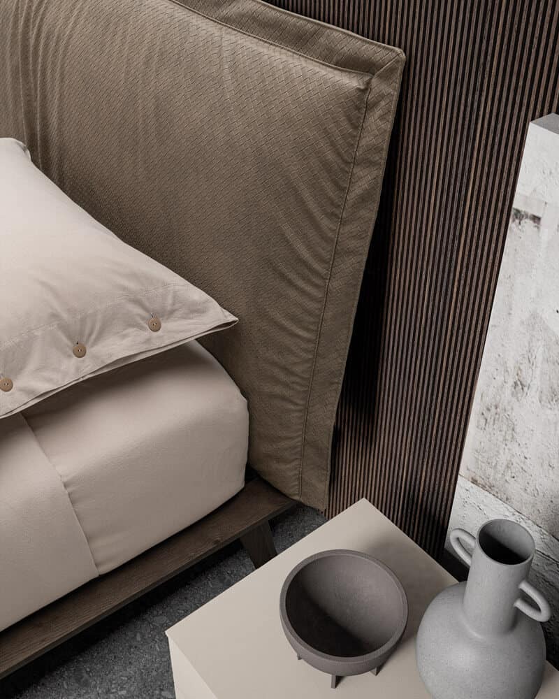 מיטה מעוצבת תוצרת איטליה דגם Morgan