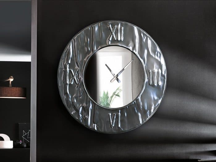 מראה - שעון מעוצבת עגולה דגם Mito